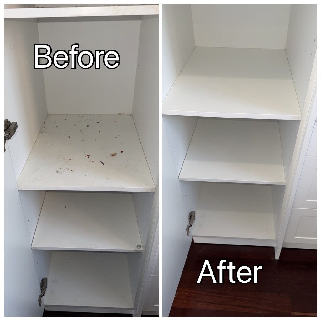 Cabinets and shelving