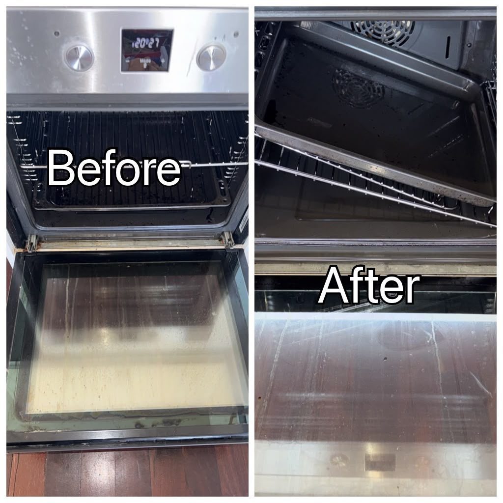 Oven, before and after