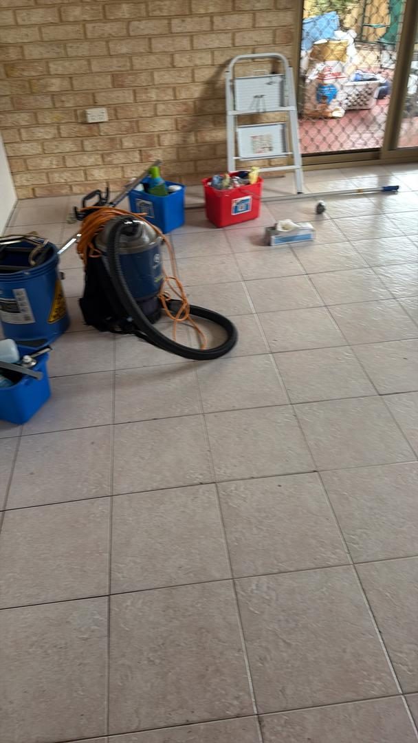 Perth Bond Cleaners equipment set up on site
